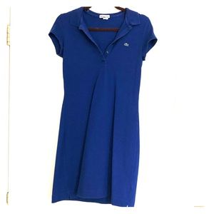 Colbalt Blue Lacoste Polo Dress